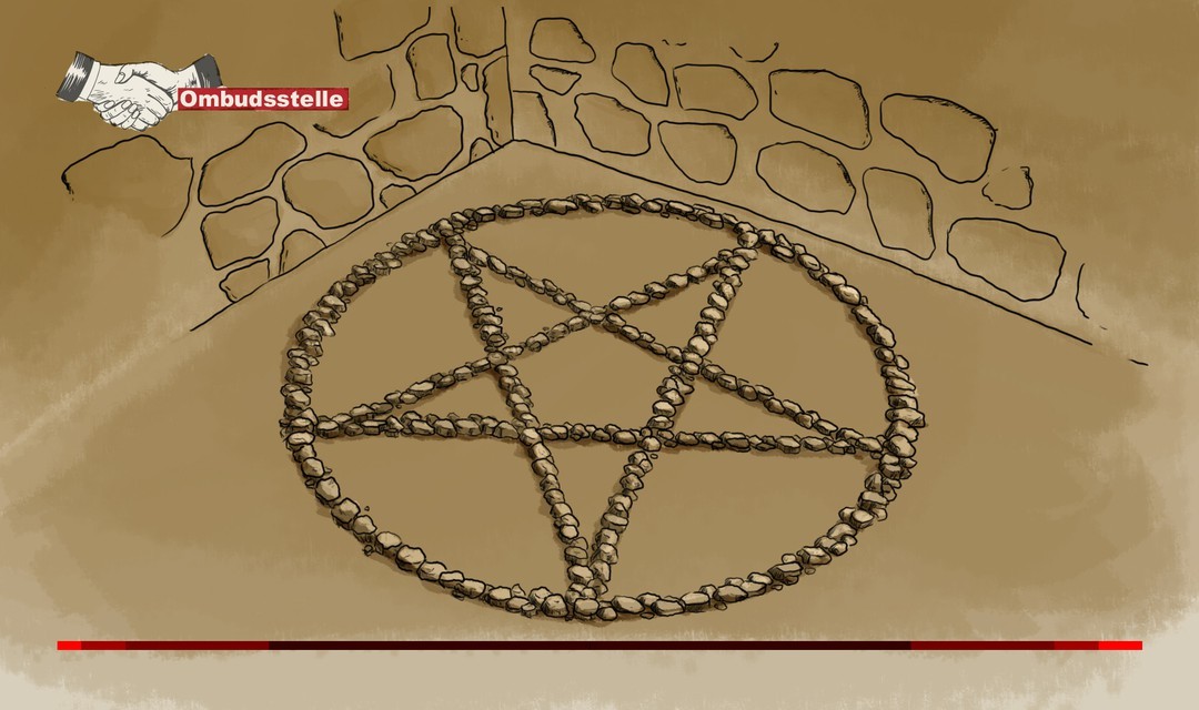 Illustration eines Pentagramms