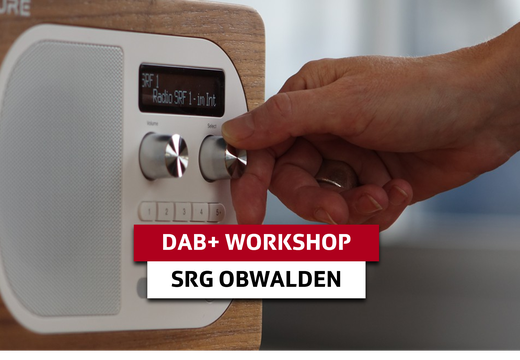 Bild von Workshop rund um DAB+ mit SRF-Experten offeriert von der SRG Obwalden