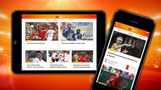 Bild von Neue SRF Sport App verfügbar 