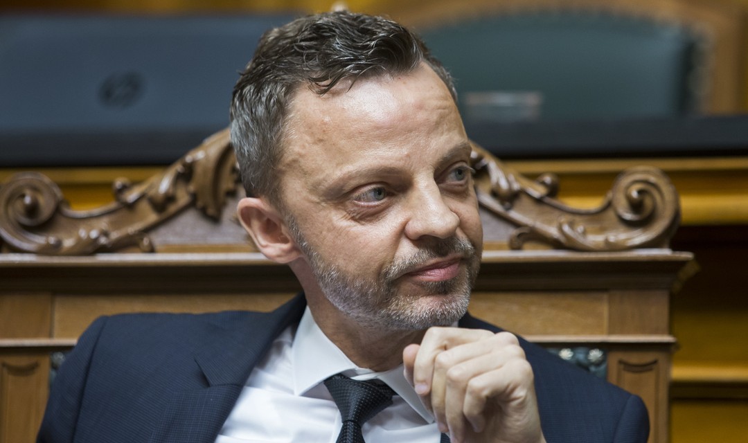 Foto Hans-Ueli Vogt im Bundeshaus