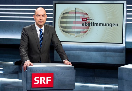 Bild von «Abstimmungsstudio»: SRF berichtet live über die Ergebnisse