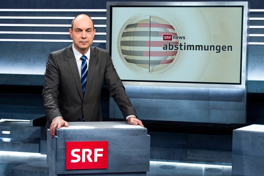 Bild von «Abstimmungsstudio»: SRF berichtet live über die Ergebnisse
