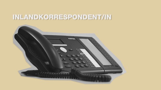 Bild von «Öpis mit Medie» Wie werde ich Inlandkorrespondent/in?