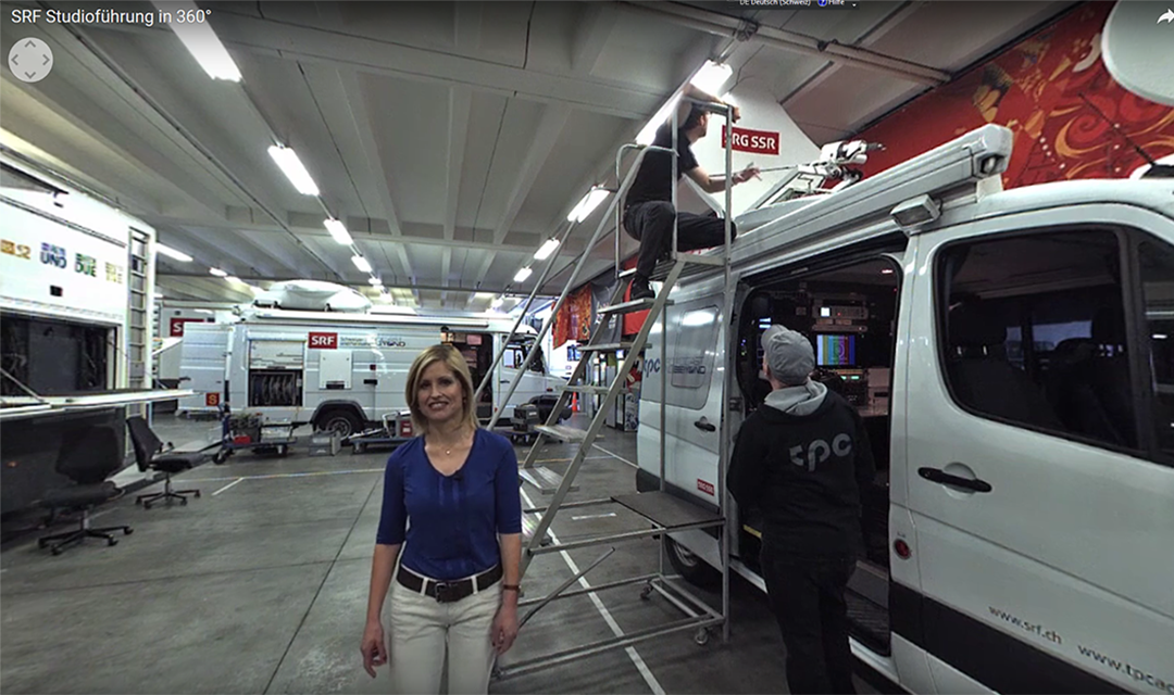 Bild von Virtuelle Tour durch die SRF-Studios: Kommen Sie mit!