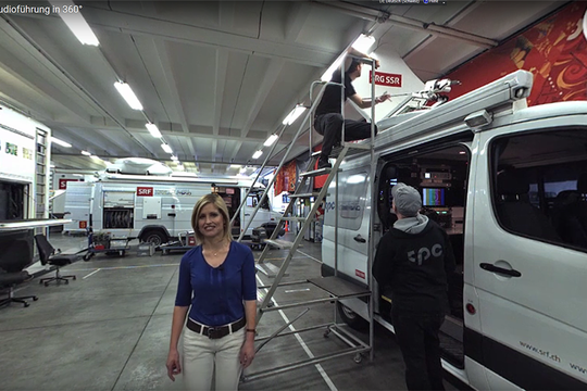 Bild von Virtuelle Tour durch die SRF-Studios: Kommen Sie mit! 