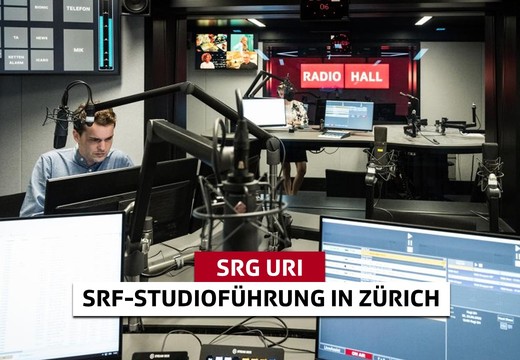 Bild von Die SRG Uri lädt ein zur SRF-Studioführung in Zürich