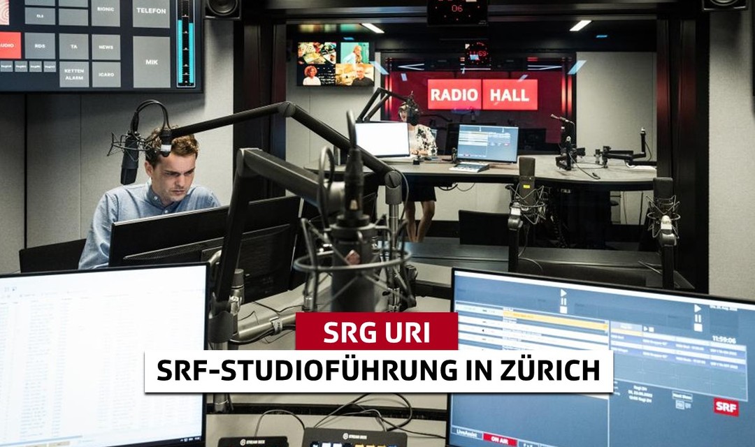 Bild von Die SRG Uri lädt ein zur SRF-Studioführung in Zürich