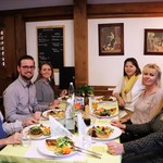 Gemeinsames Abendessen mit Gast Lukas Lüthi