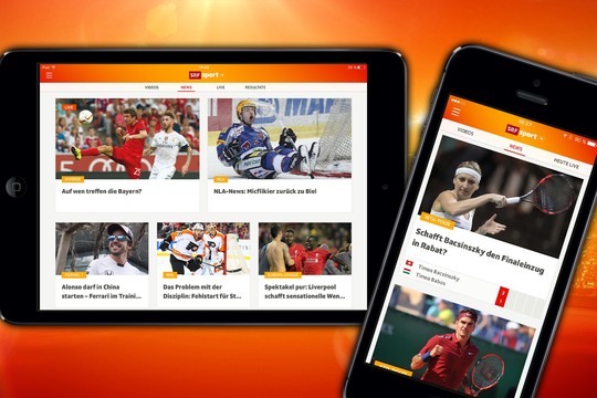 Bild von Neue SRF Sport App