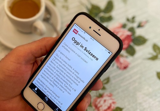 Bild von «SWI plus»-App neu auch auf Italienisch