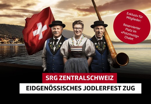 Bild von SRG Zentralschweiz verlost 11 Eintritte zu «Potzmusig» live am Jodlerfest in Zug