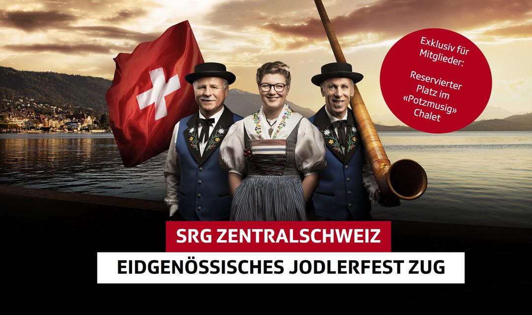 Bild von SRG Zentralschweiz verlost 11 Eintritte zu «Potzmusig» live am Jodlerfest in Zug