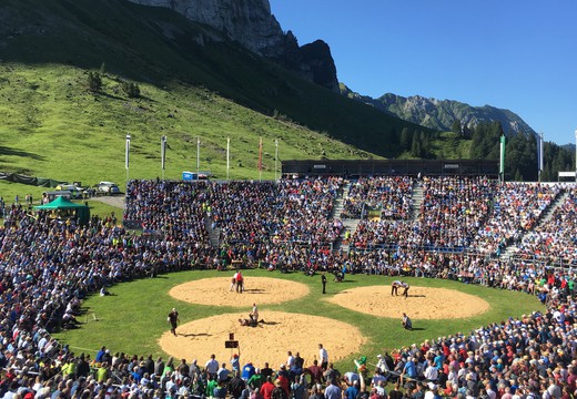 Bild von Zu Gast an der «Schwägalp Schwinget»