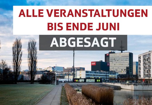 Bild von Alle Veranstaltungen bis Ende Juni abgesagt