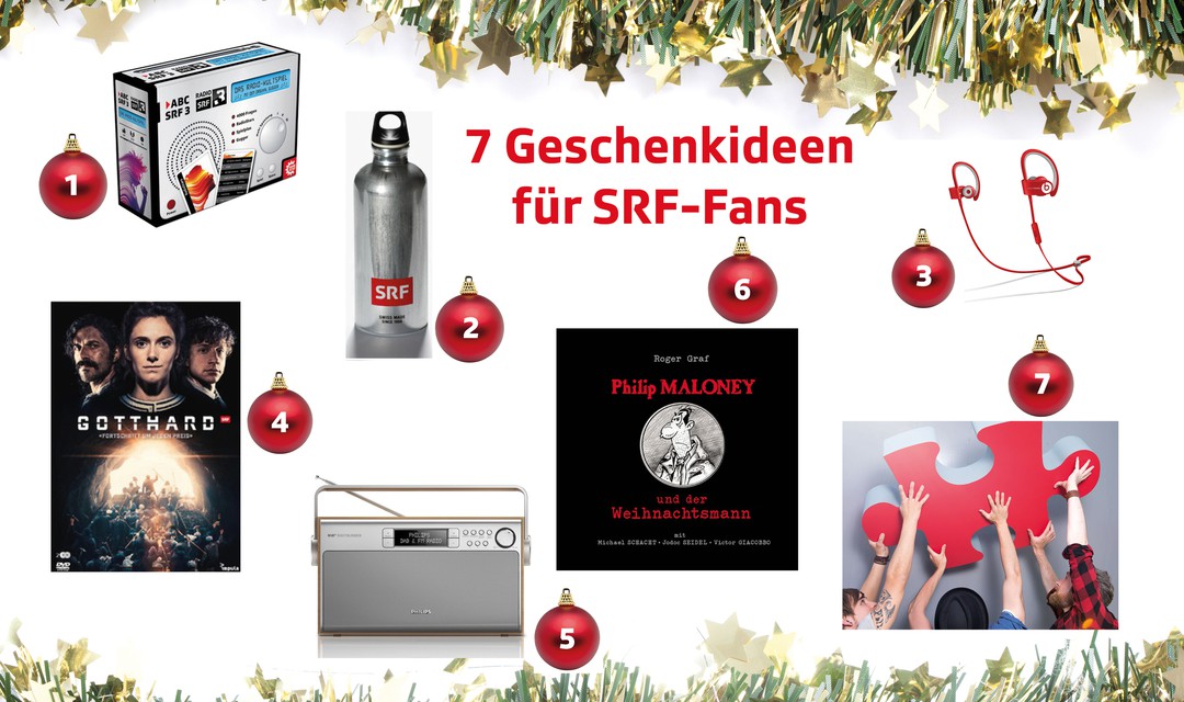 Bild von 7 Geschenkideen für SRF-Fans