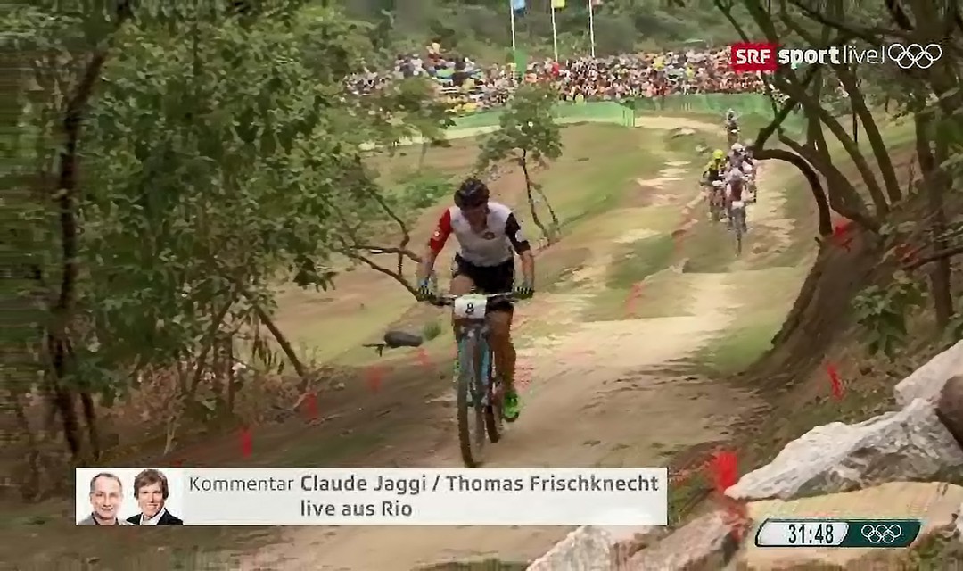 Live-Übertragung Mountainbike-Rennen Frauen Olympia 2016