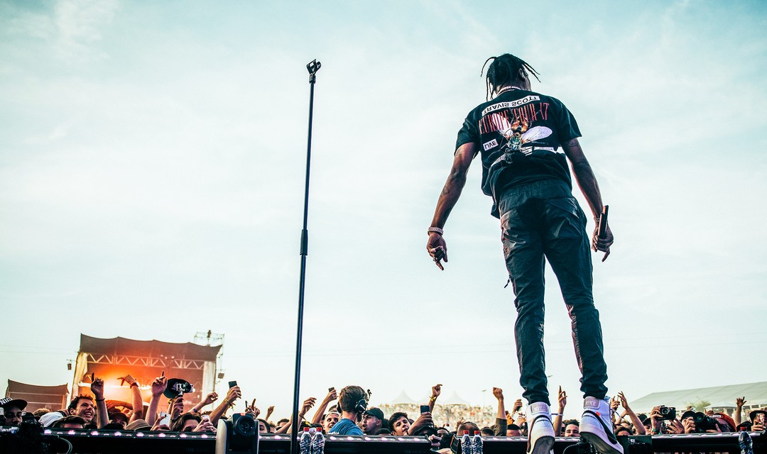 Travis Scott auf der Bühne am Openair Frauenfeld