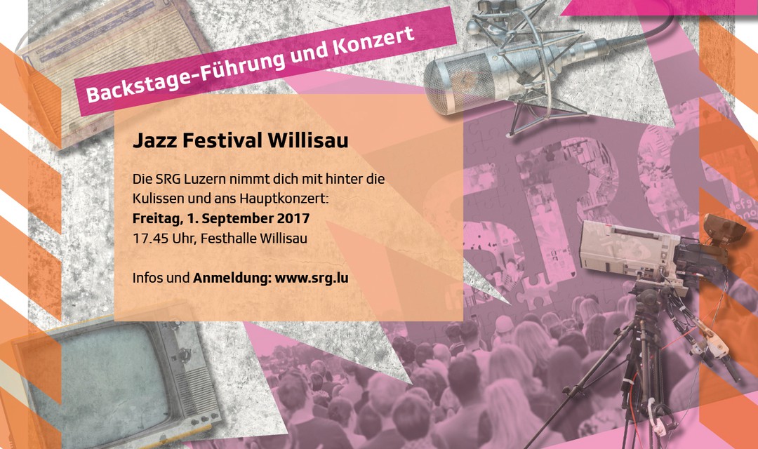 Flyer Führung und Konzert Jazz-Festival Willisau