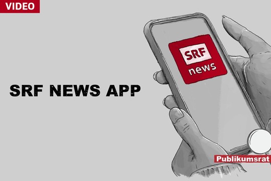 Bild von Im Fokus des Publikumsrats: die SRF News App