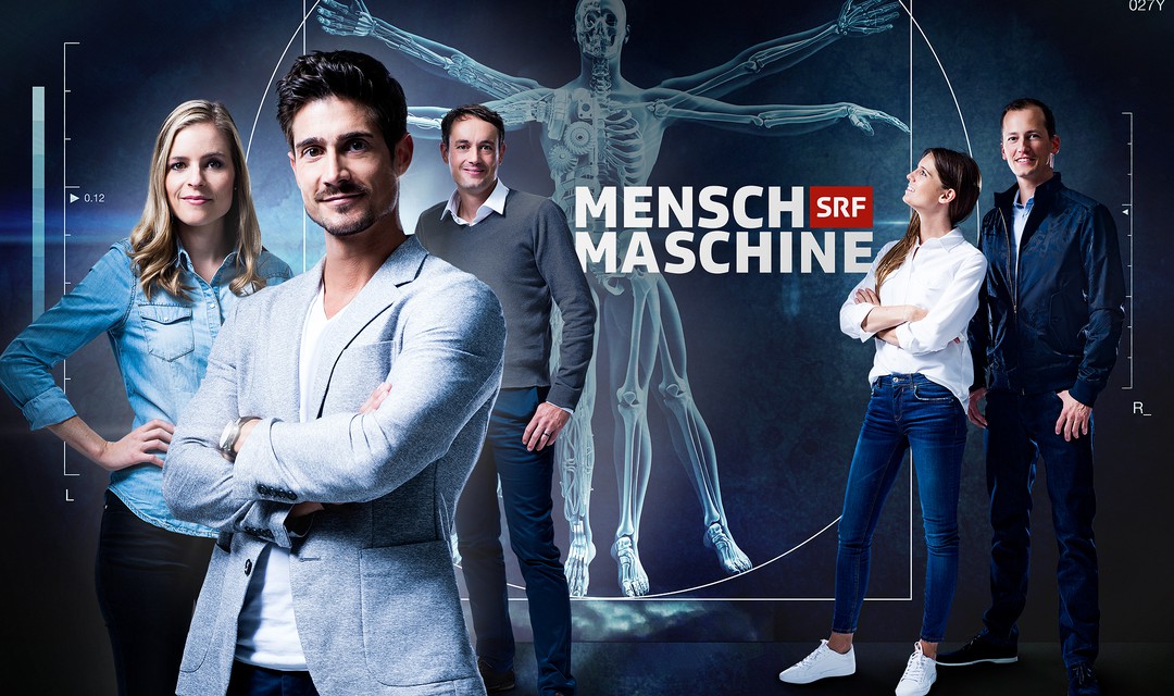 Bild von SRF Kultur kündete den Thementag «Menschmaschine» an – und wir blieben dran!