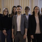 Der neue Leitende Ausschuss: V.l: Peter Küchler, Miriam Abt (neu), Silja Studer (neu), Olivier Dolder (Präsident, neu), Tobias Arnold (neu), Nicole Jauch, Urs Durrer.