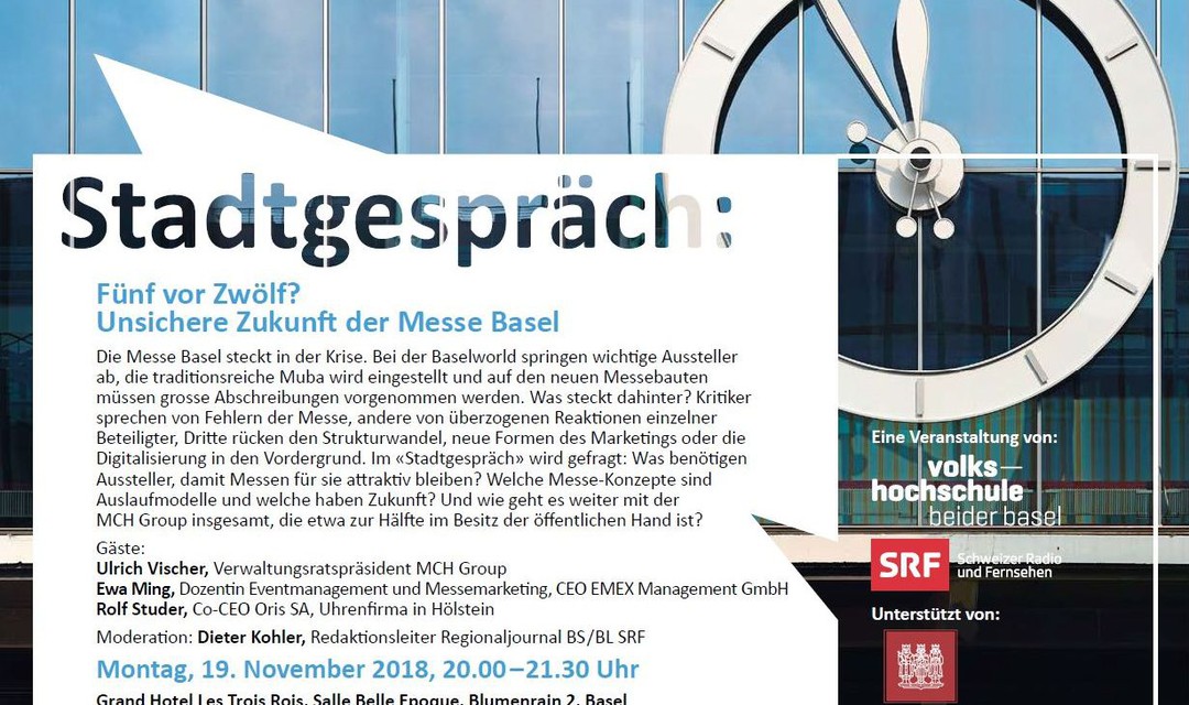 Bild von «Stadtgespräch» - Der Glanz ist verblasst: Unsichere Zukunft der Messe Basel
