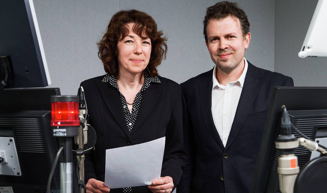 Moderationsduo «Tagesgespräch» Susanne Brunner und Marc Lehmann.