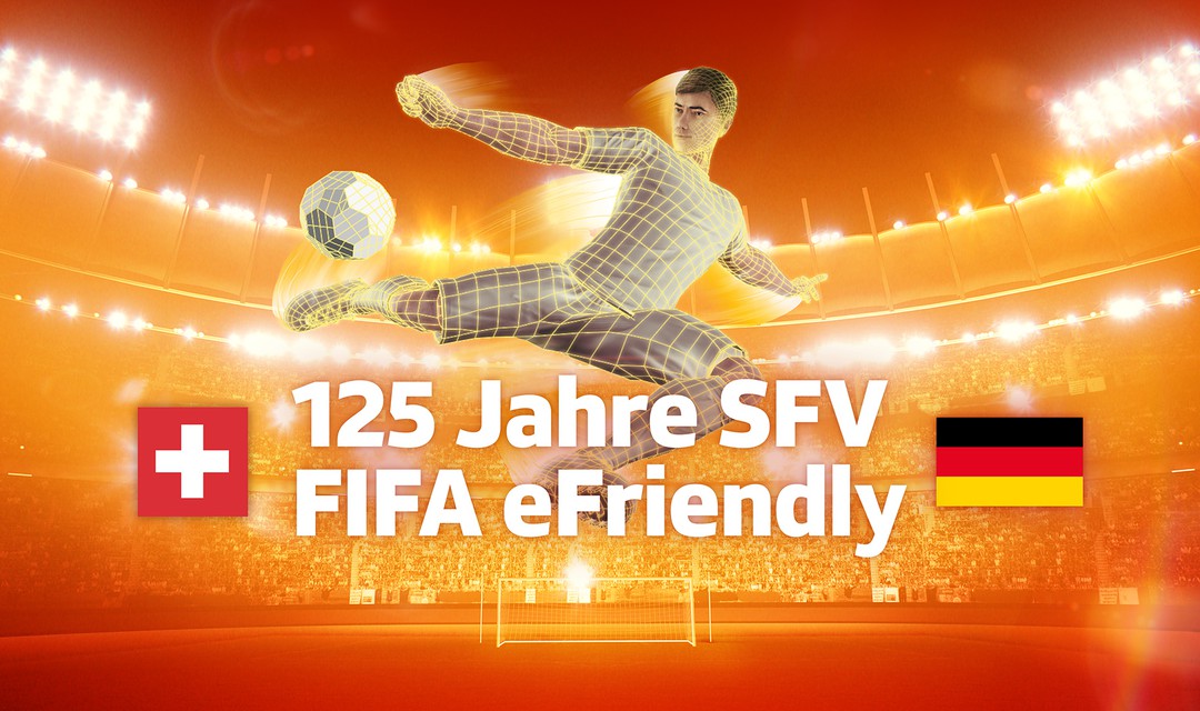125 Jahre SFV FIFA eFriendly Keyvisual