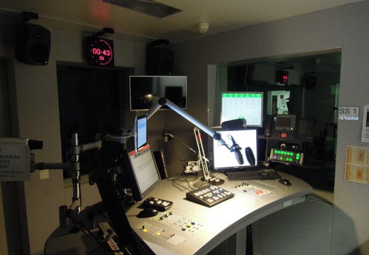 Bild von Besuch SRF-Radiostudio (Newsroom) in Bern