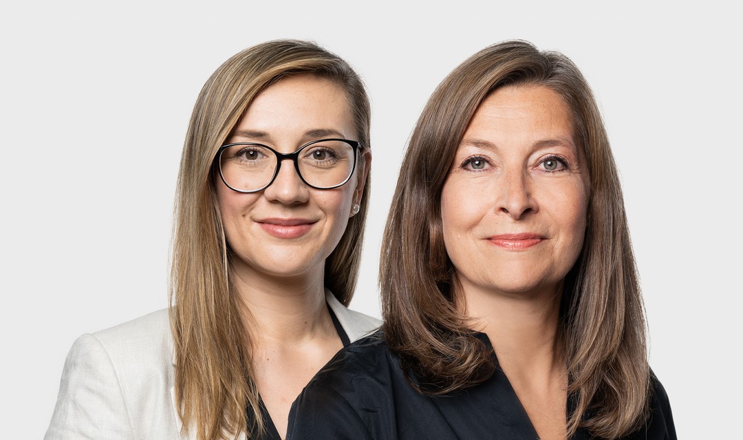 Porträts Claudia Zellerhoff und Yvonne Sander