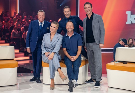 Bild von «Klein gegen Gross» mit Hazel Brugger, Michelle Hunziker und DJ BoBo