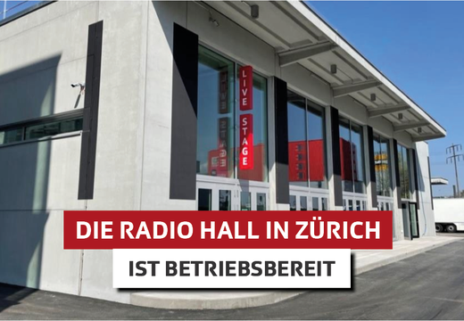 Bild von Die Radio Hall in Zürich ist betriebsbereit