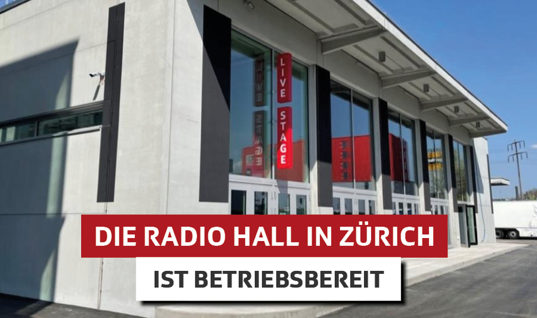 Bild von Die Radio Hall in Zürich ist betriebsbereit