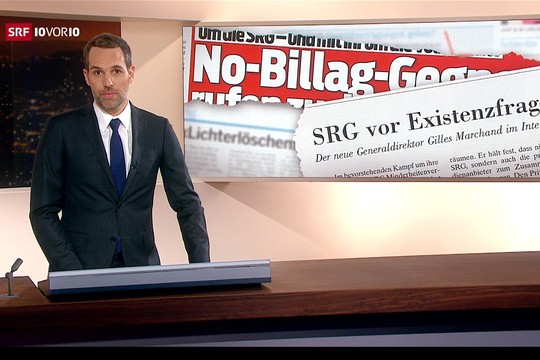 Bild von Mehrere Sendungen zum Thema «No Billag» vor dem Ombudsmann
