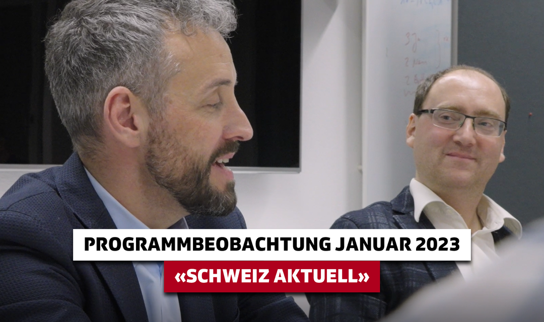 Programmbeobachtung Januar 2023 SRG Zentralschweiz