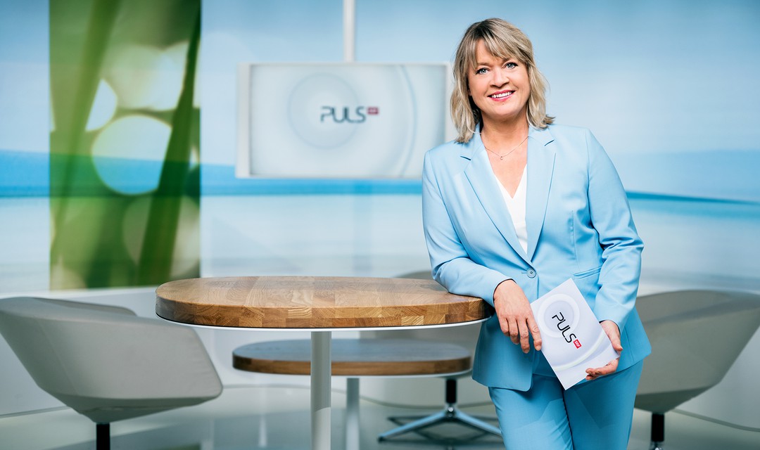 Daniela Lager im «Puls»-Studio