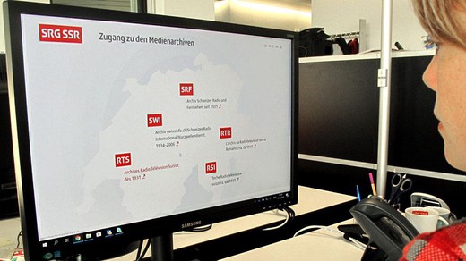 Bild von Die SRG öffnet ihre Archive in Kulturinstitutionen