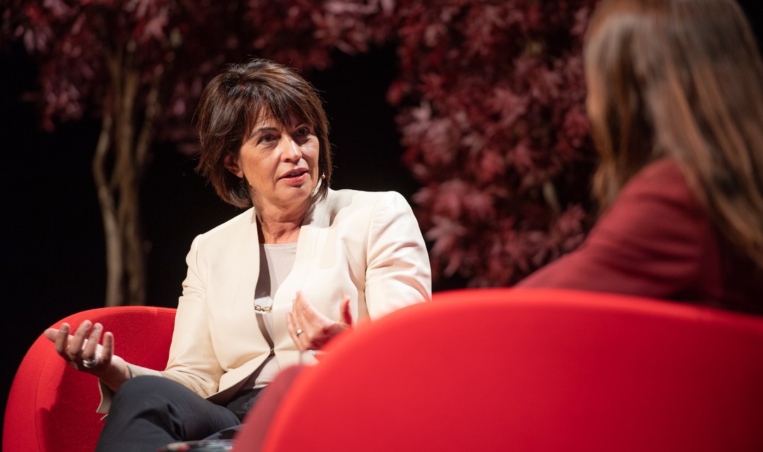 Doris Leuthard spricht am Forum Idée Suisse