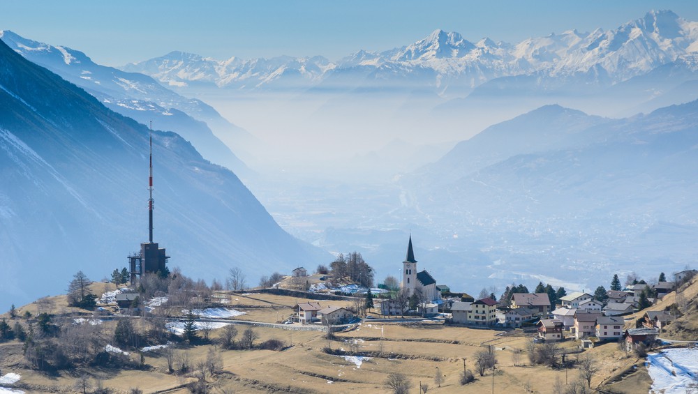 Sendeanlage im Wallis