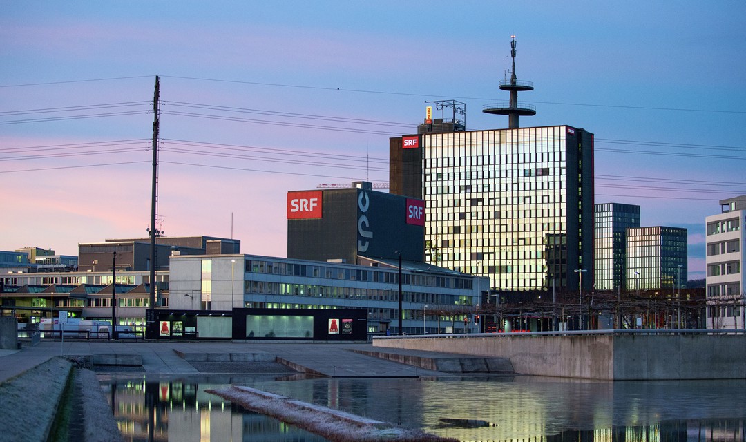 das SRF Gebäude in Zürich Leutschenbach