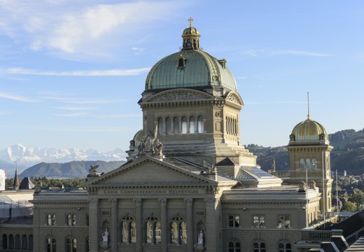 Bild von Besuch im SRG Studio Bundeshaus und Führung durchs Parlamentsgebäude