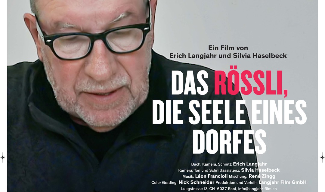 Filmplakat Das Rössli, die Seele eines Dorfes