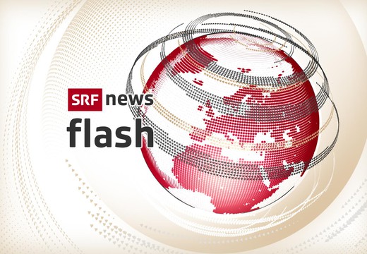 Bild von «SRF Newsflash» neu als trimediale Koproduktion im Newsroom