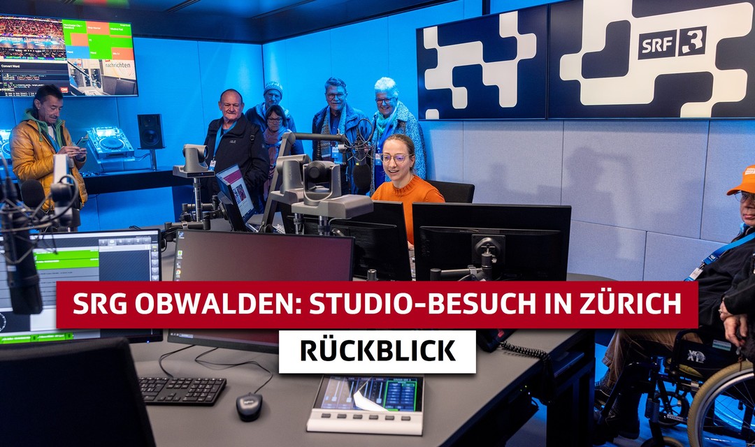 Bild von Mit der SRG Obwalden an die Führung durch die Radio- und Fernsehstudios am Standort Leutschenbach