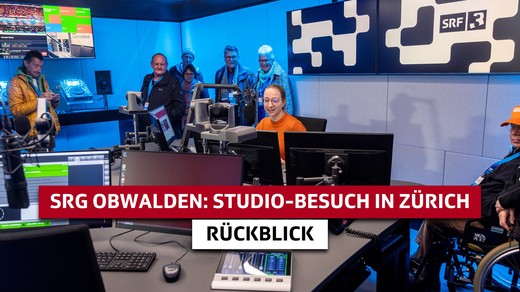 Teaserbild von Mit der SRG Obwalden an die Führung durch die Radio- und Fernsehstudios am Standort Leutschenbach