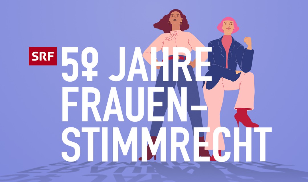 50 Jahre Frauenstimmrecht Keyvisual