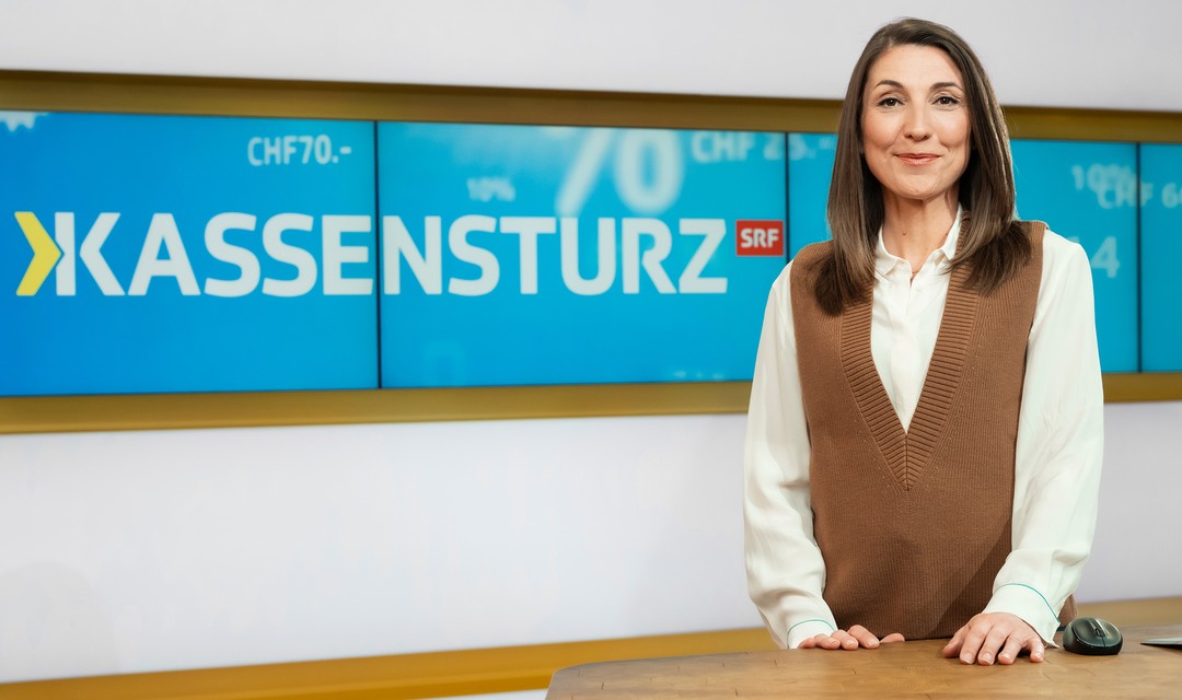 Foto: Die Moderatorin Bettina Ramseier im Kassensturz-Studio