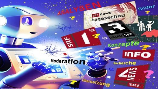 Bild von KI mit Chat-GPT & Co. – wie weit ist SRF künstlich intelligent?