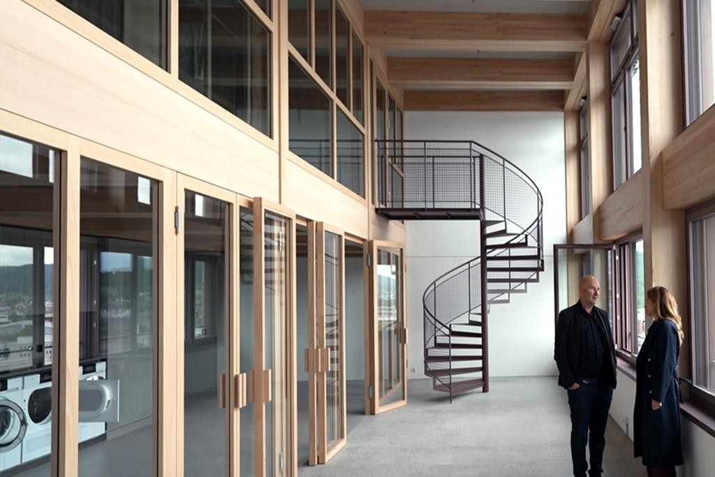 Bild eines Holzhauses