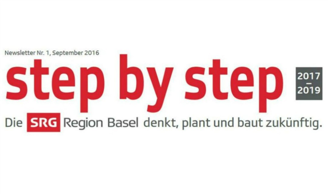 Bild von Newsletter «step by step» zum SRF-Studio in Basel